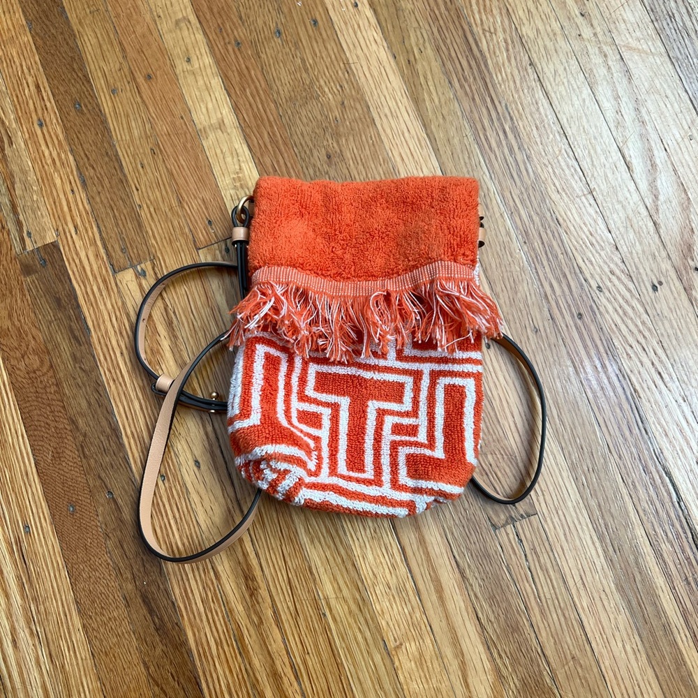 Tory Burch Towel Phone Orange Crossbody